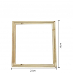Puidust raam l&otilde;uendi &otilde;limaali jaoks Nature DIY raam Pildi sisemine pildiraam 25*30 cm