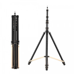 252 cm/99 tolli reguleeritav statiivialus Videovalgusti alus alumiiniumsulamist 4-osaline reguleeritav Aluminum Alloy