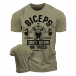 Meeste T-s&auml;rk, J&otilde;ud, teenitud treening, 3D-prindiga T-s&auml;rgid Naljakad J&otilde;usaalis L&uuml;hikesed varrukad Lihased Mees Karm Mees Suurem&otilde;&otilde;dulised Meeste R&otilde;ivad Topid 4XL