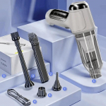 Uus originaal 30000pa juhtmeta v&otilde;imas tolmuimeja harjadeta kaasaskantav puhastus mini v&otilde;imas tolmuimeja puhastus kodus auto k&auml;eshoitav f&ouml;&ouml;n valge