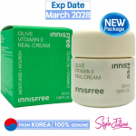 [INNISFREE] Olive Vitamin E Real Cream 50ml 1pc + Sample Gifts