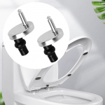 2 pakki WC-istme hingede liitmikud Kinnitused kummikruviga Universaalne pealiskinnitus Style A