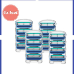 YMG 16p sile Gillette Fusion k&auml;sitsi &uuml;hilduv 5-kihiline žiletitera, Korea habemenuga
