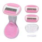 Barcogel jalgade ja kaenlaaluste karvade eemaldamise pardel + 2 t&auml;iteainet, roosa, 1 komplekt, Korea habemenuga