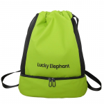 Eraldi kuiv ja m&auml;rg spordisaalikott Naiste eraldusjalatsid kotid spordi ujumisjooga kott v&auml;litingimustes kerge seljakott must