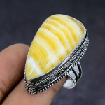Septerian Noodal Gemstone 925 Sterling Silver gift Jewelry Ring Size 9 O0F43