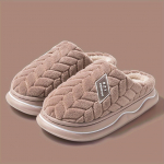 Meeste pehmed pl&uuml;&uuml;sis, hubased majasussid Kerged libisemisvastased libisemiskingad uduse voodriga siseruumides k&auml;imiseks s&uuml;gis- ja talvesussid 36-37 roosa