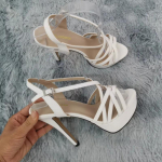 UUED naiste sandaalid 14 cm Seksikas platvormiga k&otilde;rged kontsad pahkluu rihmaga sandaalid lahtise varbaga Gladiaator peokleit naiste kingad, suur suurus 43 44 37