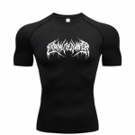 Suvine kompressiooniga dressipluus l&uuml;hikeste varrukatega meeste fitnessi T-s&auml;rk Jooksu Quick-Dry Top j&otilde;usaali treeningu Kulturismi T-s&auml;rk S-3XL S