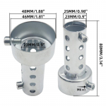 2x mootorratta Can DB Killer summuti m&uuml;ra heli eemaldaja v&auml;ljalaske reguleeritav summuti summuti raud 35mm/42mm/45mm/48mm/60mm