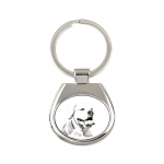 American Bulldog, Old Country Bulldog - keychain with a dog, keychain with a print, personalized pendant from the Art-Dog brand