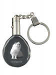 Himalayan Cat - Fob with cat photo, crystal key ring in gift box, unique gift by Art-Dog brand