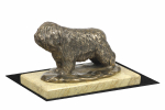 Polish Lowland Sheepdog, PON, Valee Sheepdog - dog figurine, dog silhouette figurine, trophy for Art-Dog dog show exhibition