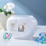 Kolm &uuml;hes pesugeelikarp l&otilde;hnap&auml;rlitega, kauakestev plekieemaldaja, pesupesemisvahend, kodukomplekt 1