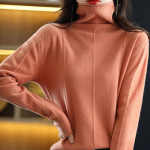 Naiste ka&scaron;miirist sviiter Qinghe ka&scaron;miir 30% ka&scaron;miir 70% vill s&uuml;gis-talvine ka&scaron;miir pullover pehme ja soe L sinine
