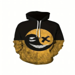 S&uuml;gisene Halloweeni seeria 3D digiprintimise paaride kost&uuml;&uuml;m pikkade varrukatega kapuutsiga kampsun vabaaja trendi pullover-hoodie S