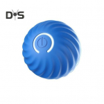 Interaktiivne veerev palliga koeralelu Liikumisel aktiveeritav laetav pallim&auml;nguasi Automaatselt liikuv p&otilde;rkuv pall valgusega kasside koertele sinine