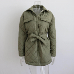 Vintage Naiste Argyle Pikkade Varrukatega &Uuml;herealine Rev&auml;&auml;rkraega Slim Parka Jakk S&uuml;gis Talv Soe Trench &Uuml;ler&otilde;ivas XL