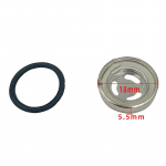 Jalgratta mootorratta piduri peasilindri reservuaari sihiku klaasi tihendi osa 18 mm