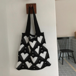 Suvine rannas&uuml;damega silmkoeline naiste &ouml;koheegeldatud &otilde;lakott Naistele kootud &otilde;&otilde;nes k&auml;ekott konksuga kandekott 34x33cm roosa