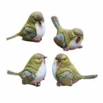 4 tk K&auml;sit&ouml;&ouml; Vaik Linnud Kuju Joonis Multikas Armas Loom Skulptuur Naljakas Simuleeritud Miniatuurid Figuur Villa