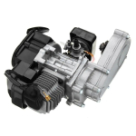 47cc/49cc mootor, 2-taktiline t&otilde;mbek&auml;ivitusmootor k&auml;igukast Mootor &Otilde;hufilter Mini tasku mustuseauk Mini Dirt Bike Dirt ATV Quad jaoks must