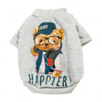 Lemmiklooma T-s&auml;rk Vastupidav elastne kaelus pestav Mugav tr&uuml;kkimine Fotorekvisiidid Pol&uuml;ester V&auml;ike karu V&auml;limus kohv