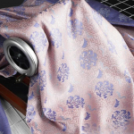 100 cm žakaarkoe seinavaip satiin kangas siid Helu Tongchun sileda tekstuuriga ripatslaulu d&uuml;nastia brokaat Cheongsam Hanfu 1 Metre