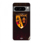Coque - MANIACASE - Google Pixel 8a Pro - Souple - Silicone - rcl lens orange noir