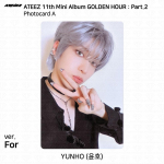 ATEEZ 11. minialbum Golden Hour Pt.2 To Diary For Ver Photocard Postkaart Yunho - For (A)