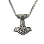 Roostevabast terasest Thori haamer kaelakee &ndash; Odini kits Mjolnir koos Irminsul Sigili ripatsiga Viking Pagan ehted Kingitused meestele Single Pendant