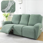 Elastne tugitooldiivani kate Jacquard libisemiskindel tooldiivani kaitsja Lazy Boy l&otilde;&otilde;gastustugitooli venitatavad diivanikatted elutuppa 1 Seater roheline