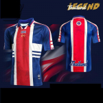 TAILANDI Rahvuskoondis Jalgpall Vintage S&auml;rk F&auml;nni Versioon Kiiresti Kuivav S&auml;rk Polo Pol&uuml;ester L&uuml;hikeste Varrukatega Vormir&otilde;ivas Ol&uuml;mpiam&auml;ngud Sport V&auml;litingimustes XS