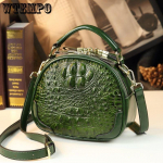 Naiste kerge ja luksuslik krokodillimustriga &auml;rikott, nahast mood, sobiv kott v&auml;ike &uuml;mmargune kaasaskantav &otilde;lakott One Size