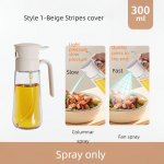 Anmai klaas&otilde;lipudel, pihustatav pihusti, maitseainepurgid Oliivi&otilde;li pihusti k&uuml;psetamiseks BBQ k&ouml;&ouml;gi maitseaine t&ouml;&ouml;riist 300 ml 650 ml