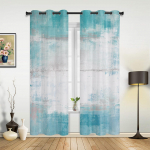 Oranž Hall Abstraktne &Otilde;limaal Tekstuur Kardinad Magamistuppa Elutuppa Draperiid K&ouml;&ouml;ki Laste Tuppa Aknakardin Kodu Dekoratsioon 135W x 60H(cm) x1