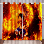 Koomik One Piece Kodukaunistus Elutuba Magamistuba Kardinad Pimenduskardinateks M&auml;ng K&ouml;&ouml;gitarvikud J&otilde;ulukingitused 100x140cm