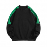 Meeste s&uuml;gistalvine kampsun &uuml;mmarguse kaelusega Colorblock sporditopp elastsete mansettidega ja all&auml;&auml;rega. Unisex fitness-riided M
