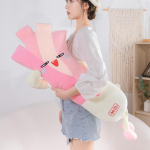 L&otilde;igatud porrupadi pl&uuml;&uuml;sm&auml;nguasi Armas jalgadega libistatav nukk voodis magab Pikk nukk Naljakas s&uuml;nnip&auml;evakingitus 75cm