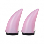 2 tk Universal Glow Demons Horn Kiivri kaunistus &ouml;ise s&otilde;idu ohutuse tagamiseks Isikup&auml;rastatud LED 2pcs kollane