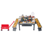 Takara Tomy Mokumoku Sizzling Lively Barbecue M&auml;nguasi Auhind 2021 &Uuml;hilduv M&auml;nguasjakategooria Tipptase m&auml;ngumaja m&auml;nguasi 3-aastastele ja vanematele Licca-chan [Jaapan] gray