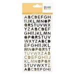 Alphabet autocollant en PVC - Dor&eacute;