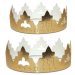 18 couronnes en carton pour galette des rois - Classique