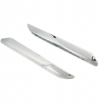 2 tk Esikaitseraua Liist Vasak Parem Kriimustusvastane Kroomitud H&otilde;bedane Asendus Citroen C5 X7 jaoks