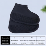 Silikoonist libisemiskindlad vihmakindlad jalatsikatted &ndash; t&auml;iustatud kulumiskindlad reisikatted Large L [Sizes 40-43]