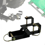 Garbage Can Coupler Receiver Trash Hitch Easy to Install Sturdy Universal 3 Removable Clips for