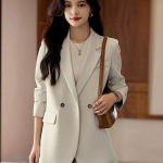 &Uuml;likond jakid Naiste riided Bleiser Kevad-s&uuml;gismantel Korea &scaron;ikk pikkade varrukatega r&auml;tsepa n&ouml;&ouml;bid t&auml;ismantlid 2XL