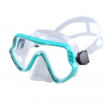 Snorkelmask Ujumisprillid Sukeldumisprillid Silikoonist seelik karastatud klaasist Len Laivaatega treening koos ninakattega reguleeritav rihm