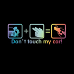 &Auml;ra Puutu Minu Autot Kleebised Loovus Autokere Naljakad Kleebised Kleebis Personaliseeritud V&auml;rvilised Multifilmikleebised