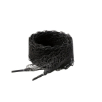 Elegantsed paeltega kingad geomeetrilise &otilde;&otilde;nesmustriga, kerge pol&uuml;ester, kootud kangas, isetehtud moeaksessuaaridega, sobivad tossudele 100cm/39 inches must